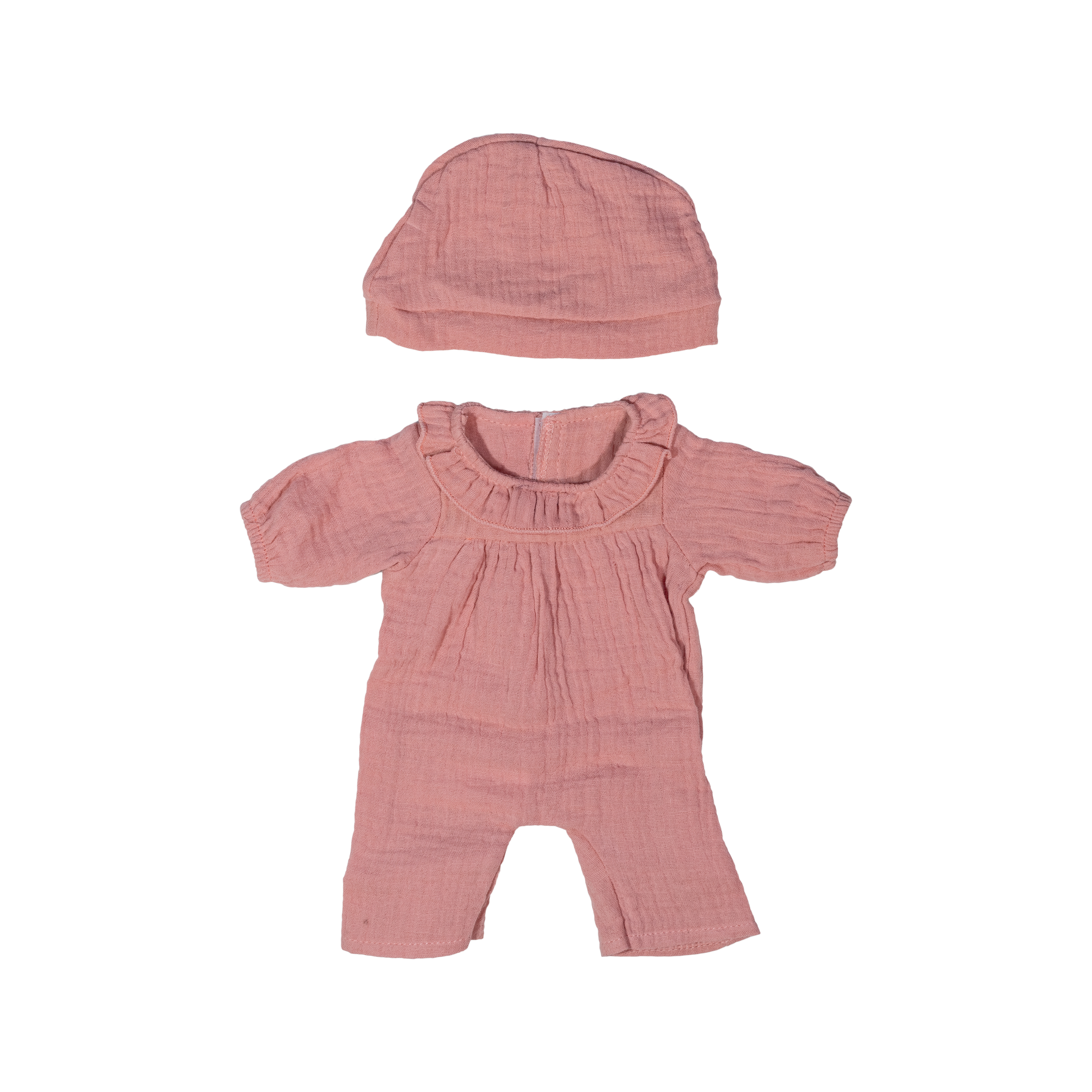 PINK PAJAMAS WITH HAT  38 CM