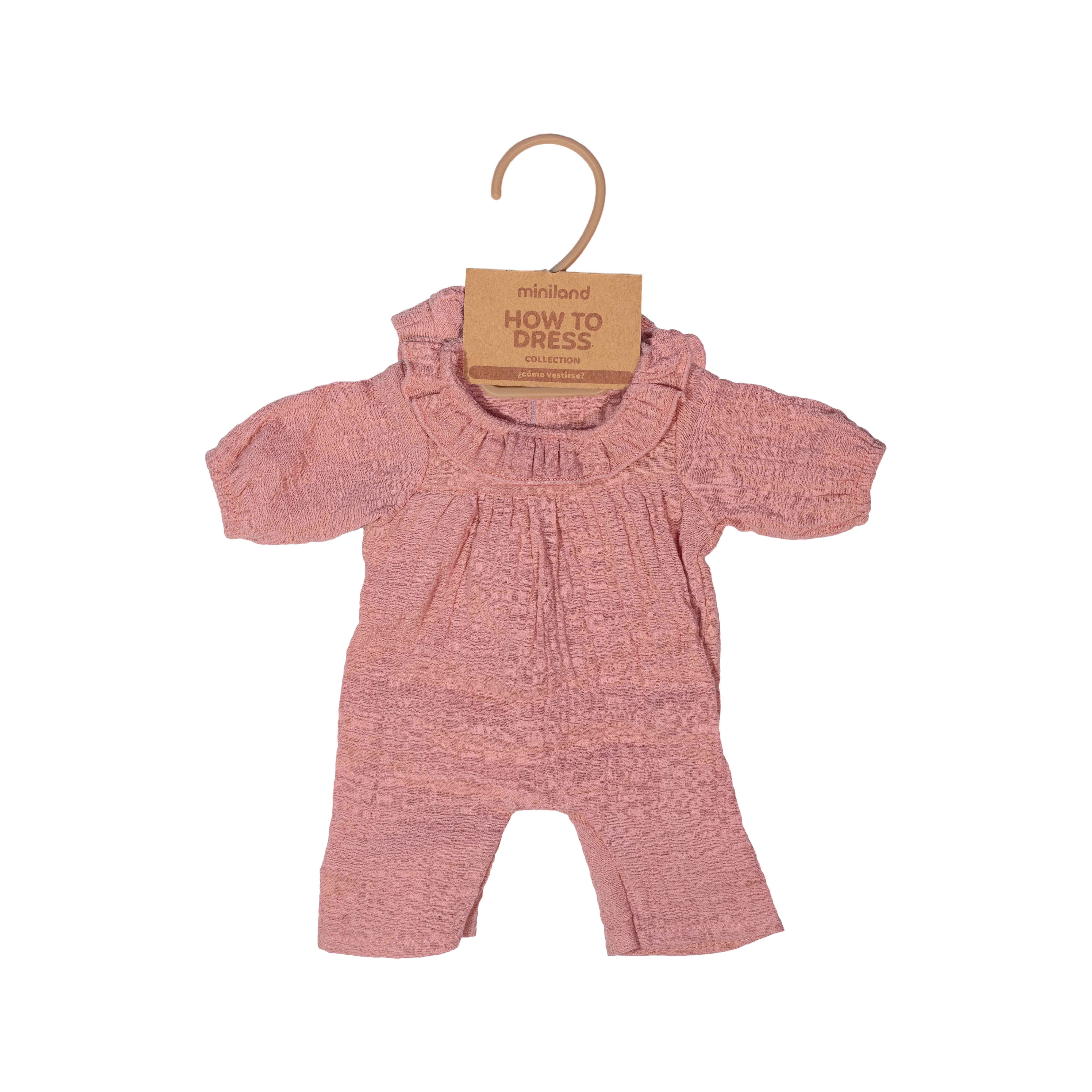PINK PAJAMAS WITH HAT  38 CM