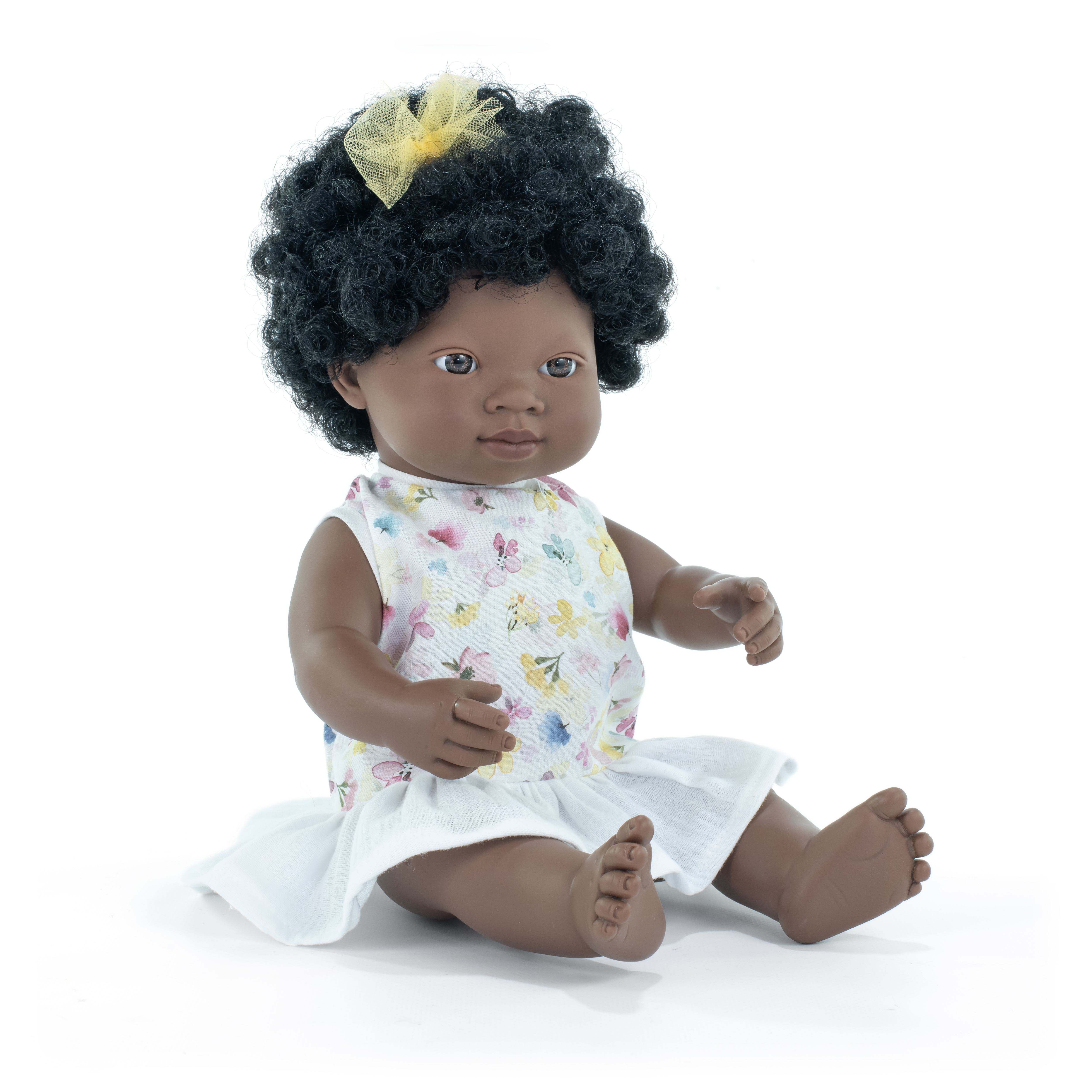 MF&E BABY DOLL AFRICAN GIRL 38CM