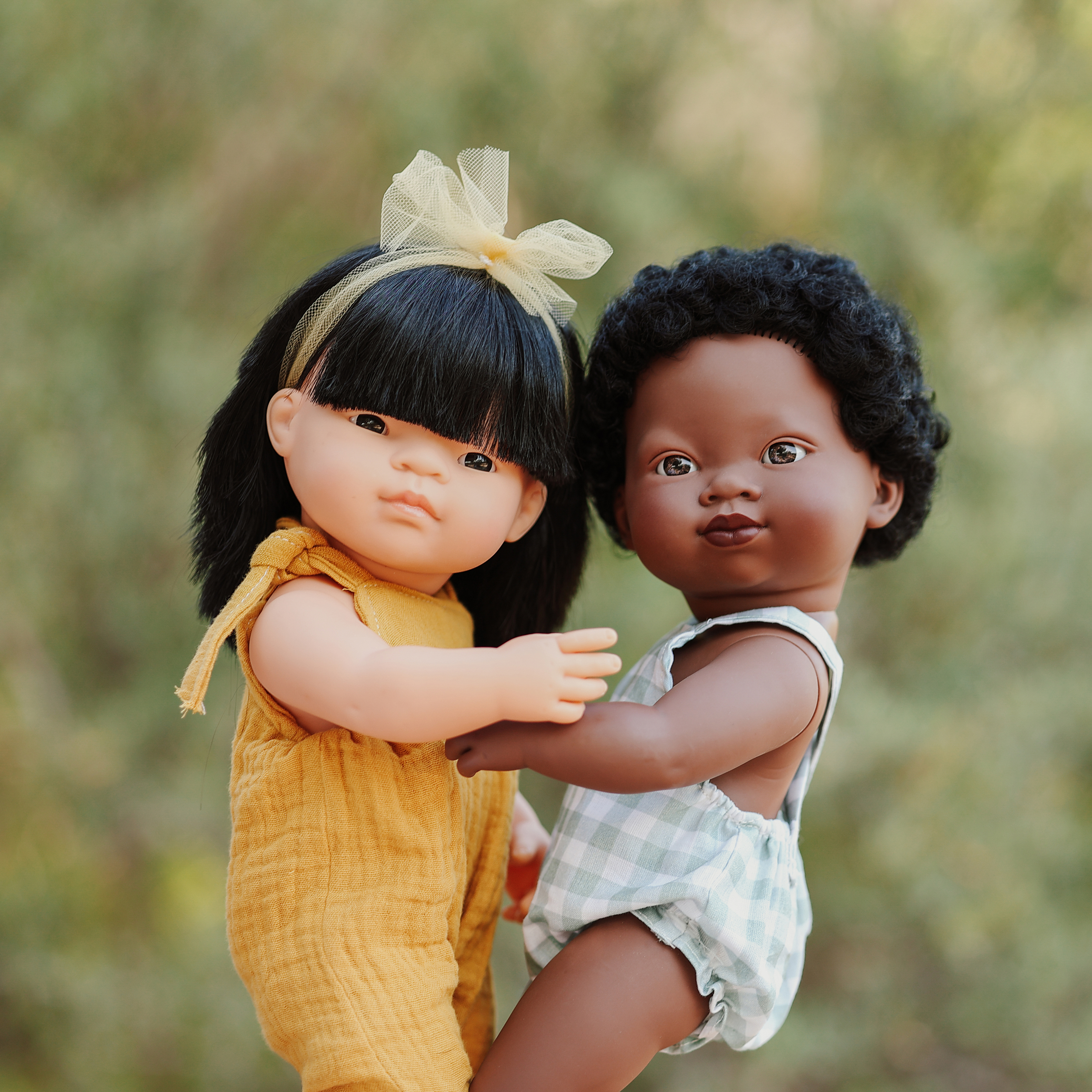MF&E BABY DOLL AFRICAN GIRL 38CM