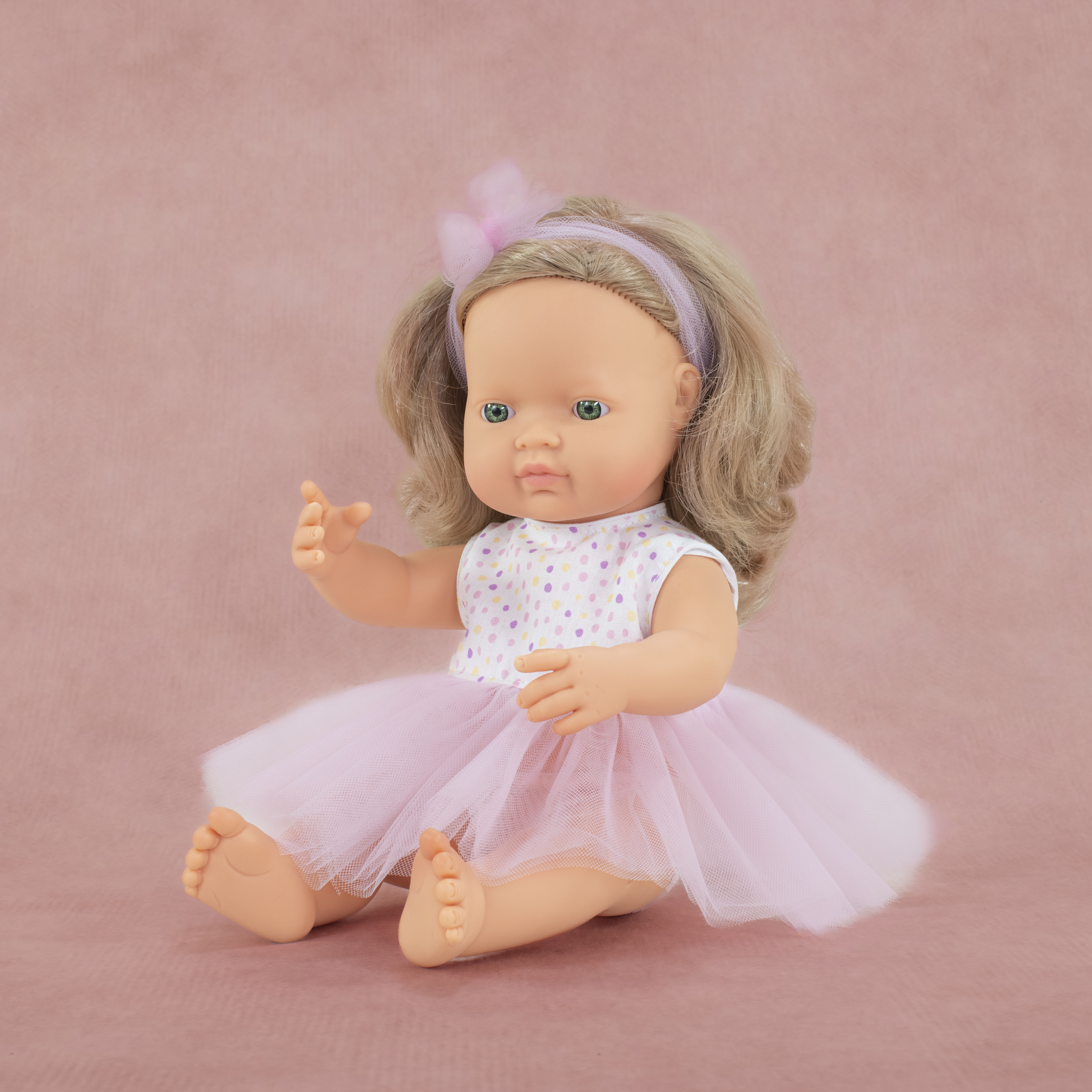 MF&M BABY DOLL BLONDE GIRL 38CM