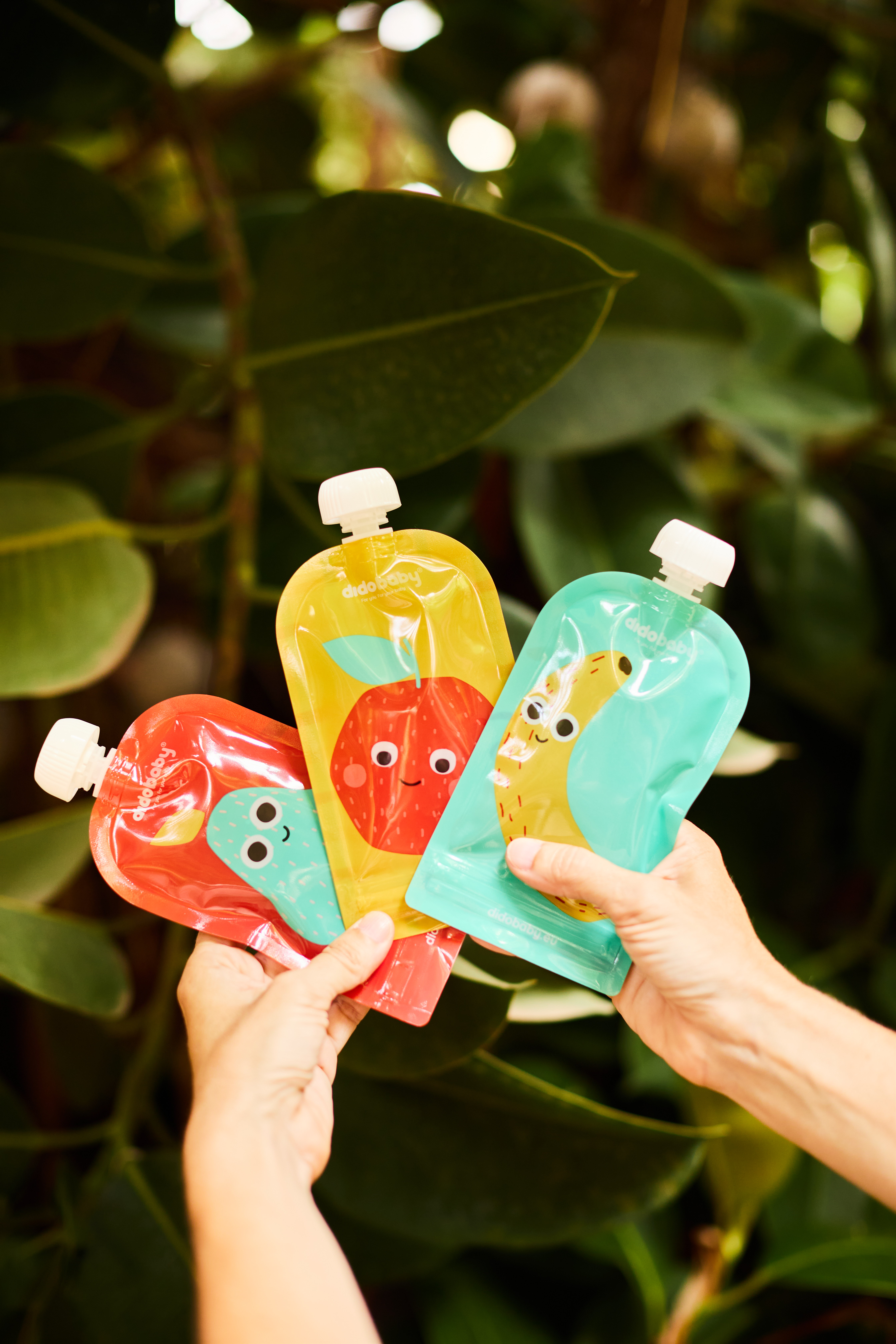 pack 6 reusable pouches - Fruits