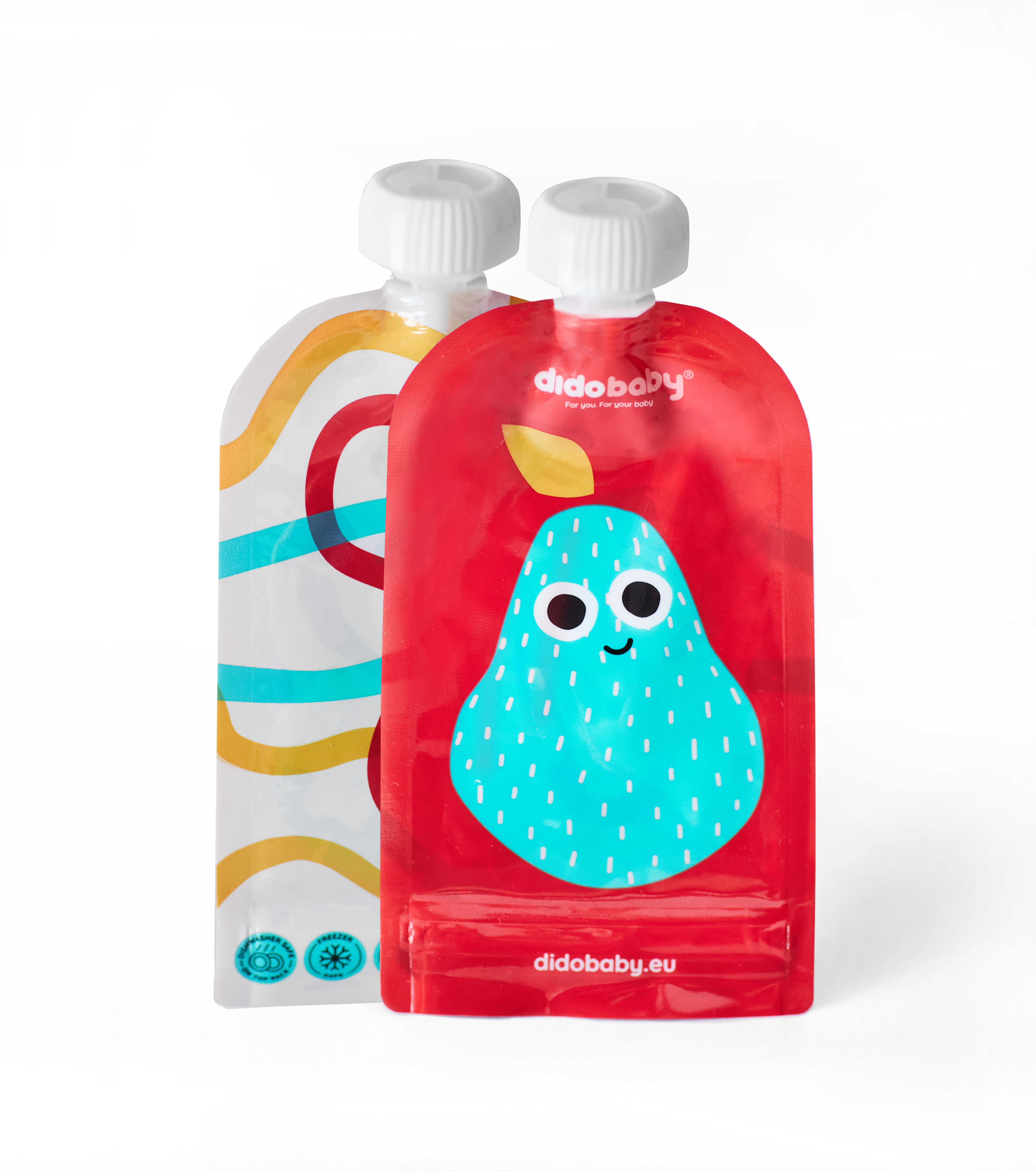 pack 6 reusable pouches - Fruits
