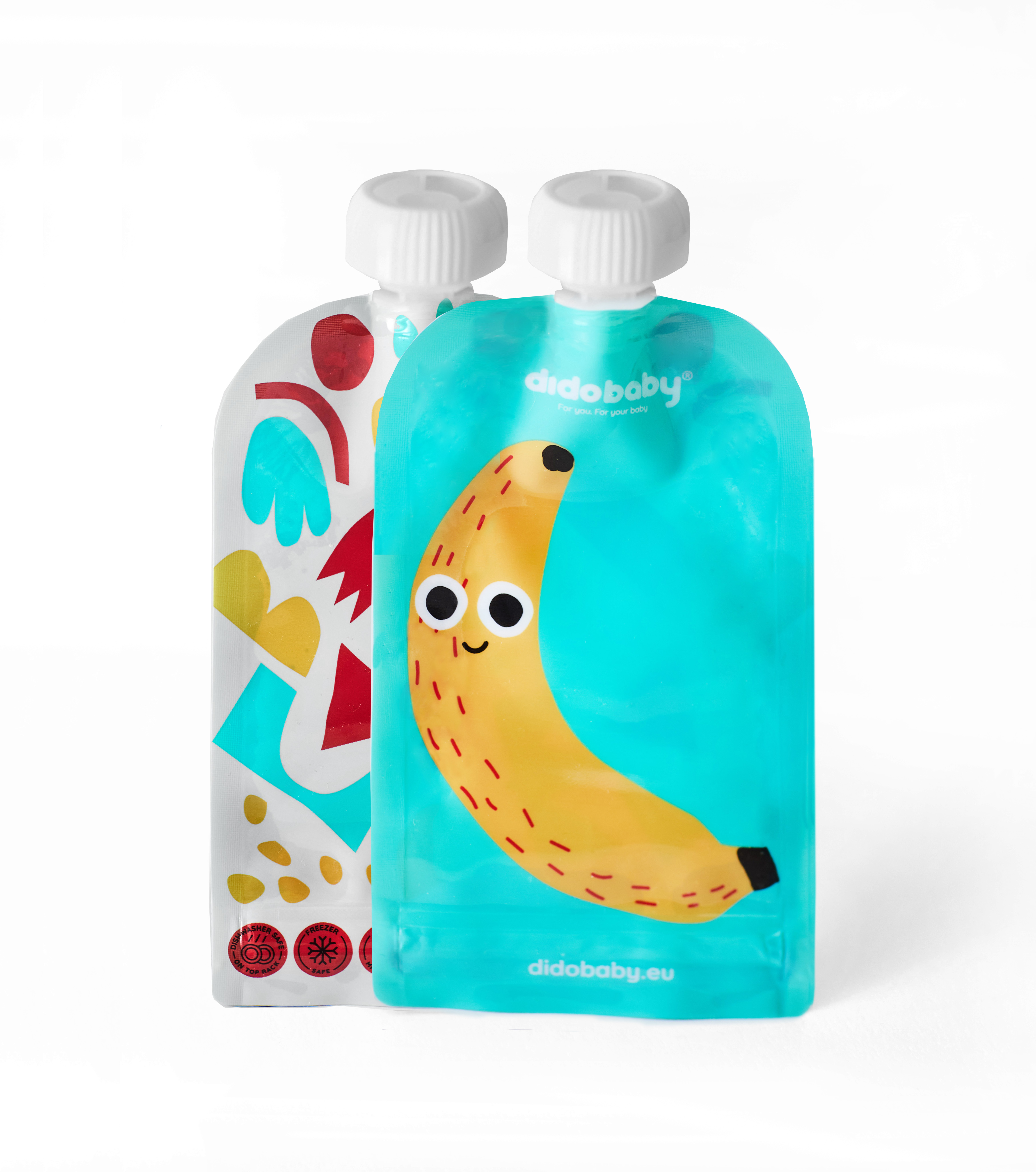 pack 6 reusable pouches - Fruits