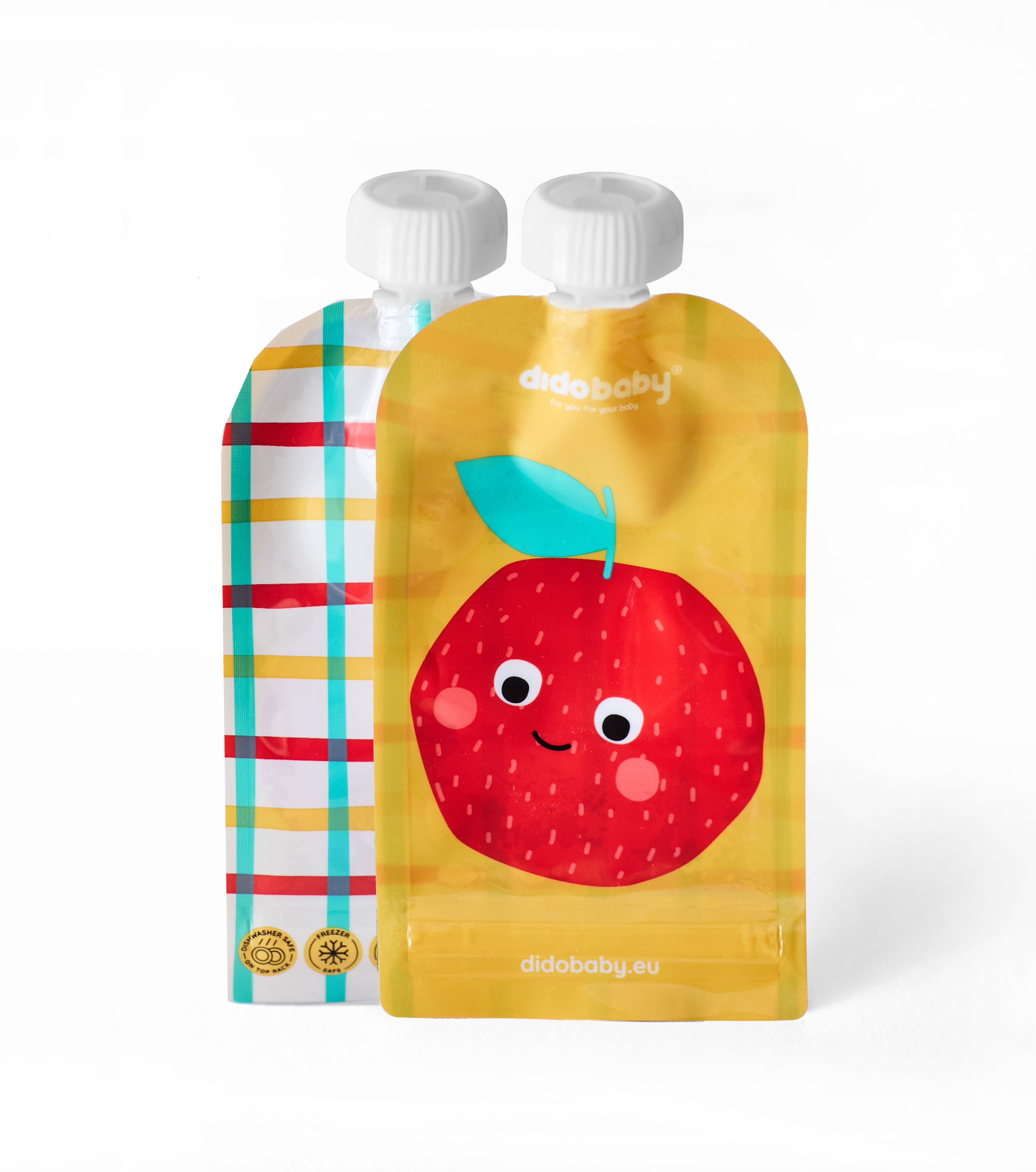 pack 6 reusable pouches - Fruits