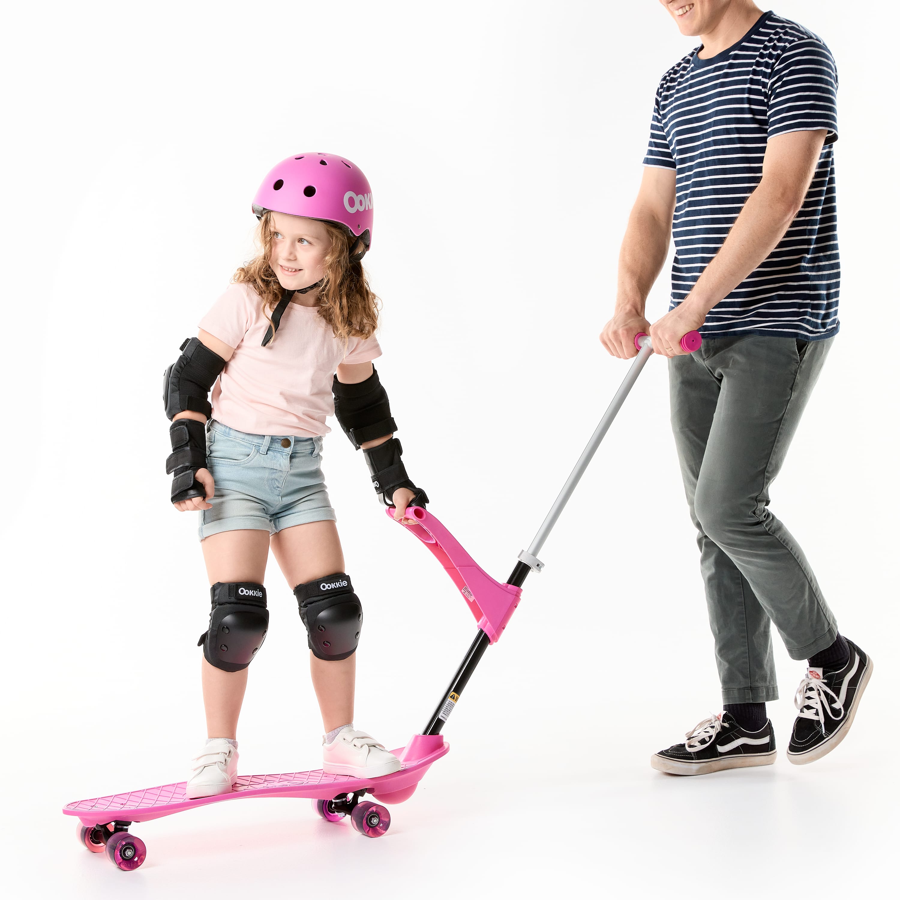 Ookkie skateboard Pink