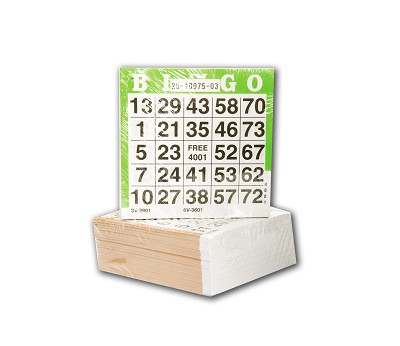 Bingoark 500 stykk 1-75