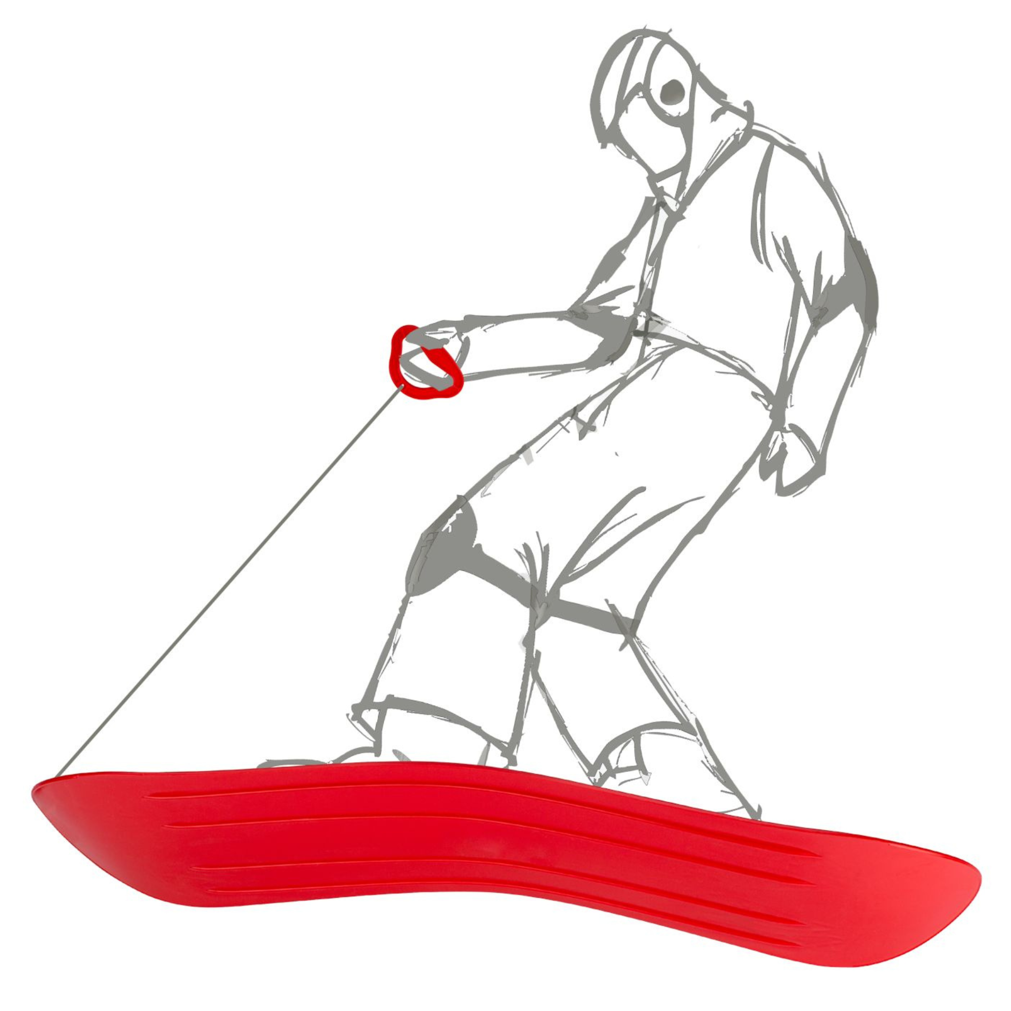 SLEDGE SLIDEBOARD Red