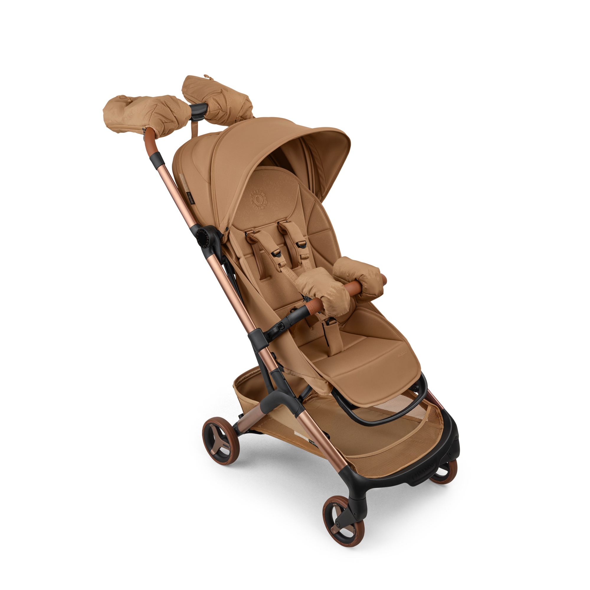 Bugaboo X StellaMcCartney mittens TOBACCO BROWN