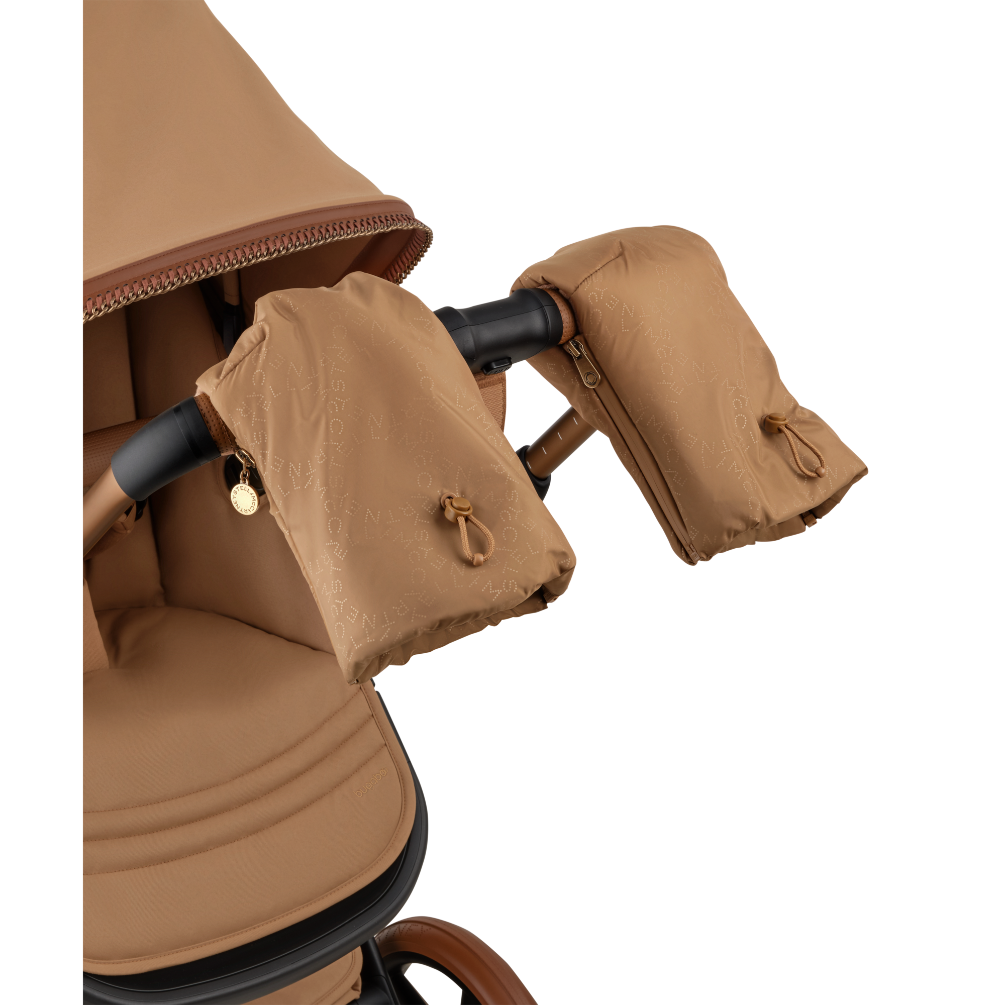 Bugaboo X StellaMcCartney mittens TOBACCO BROWN