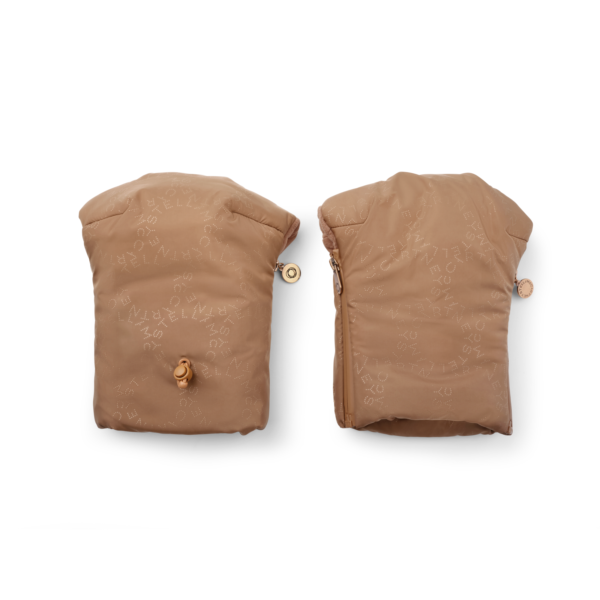 StellaMcCartney mittens TOBACCO BROWN