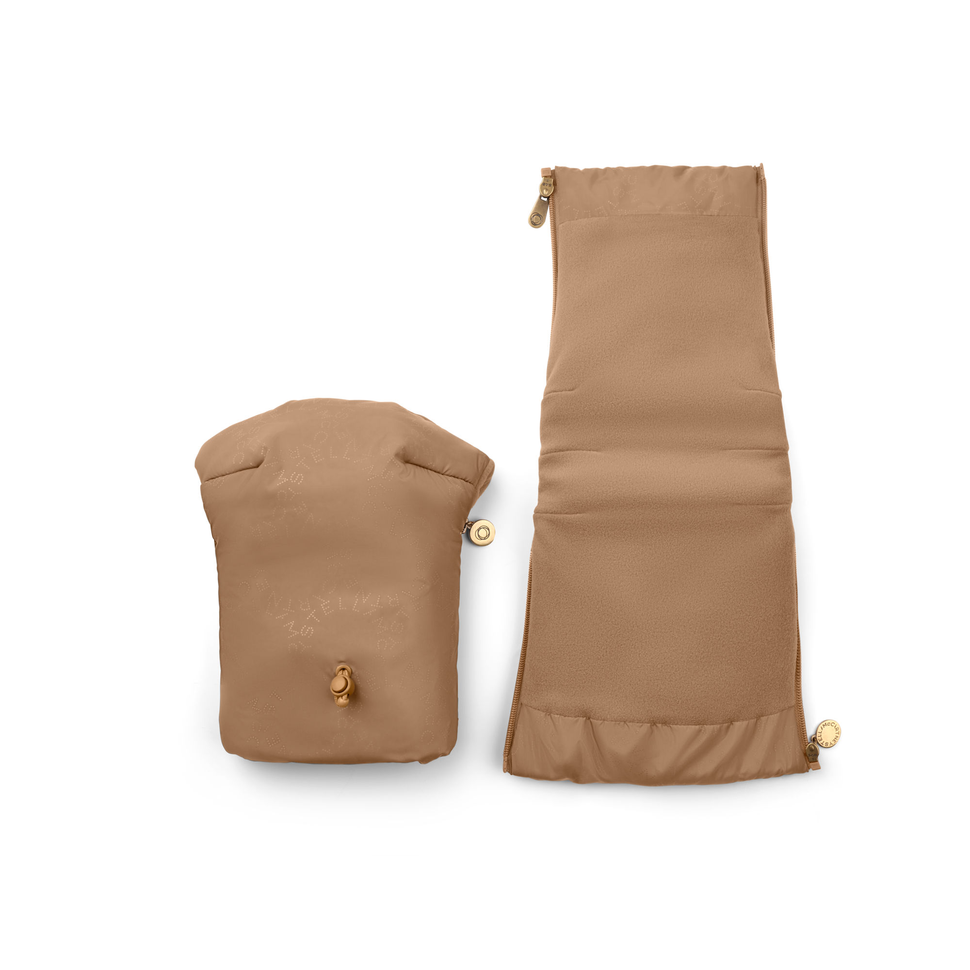 Bugaboo X StellaMcCartney mittens TOBACCO BROWN