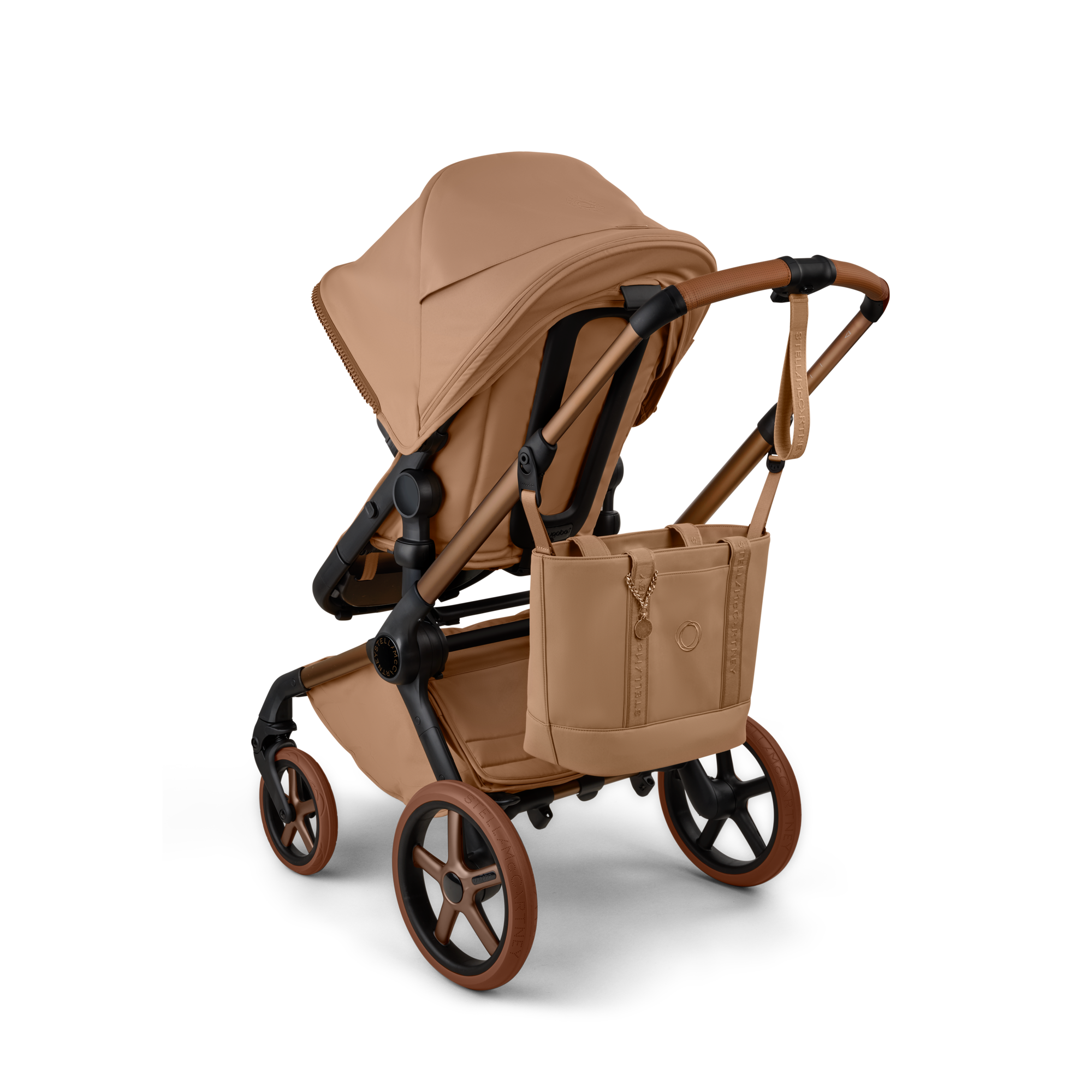 Bugaboo X StellaMcCartney tote bag TOBACCO BROWN