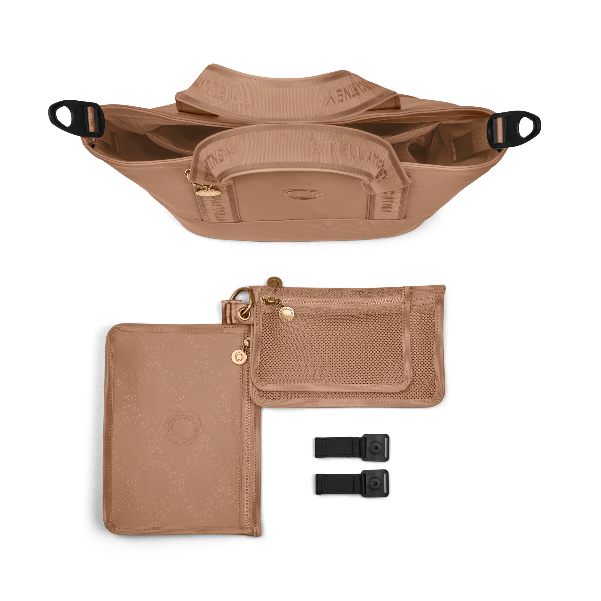 Bugaboo X StellaMcCartney tote bag TOBACCO BROWN