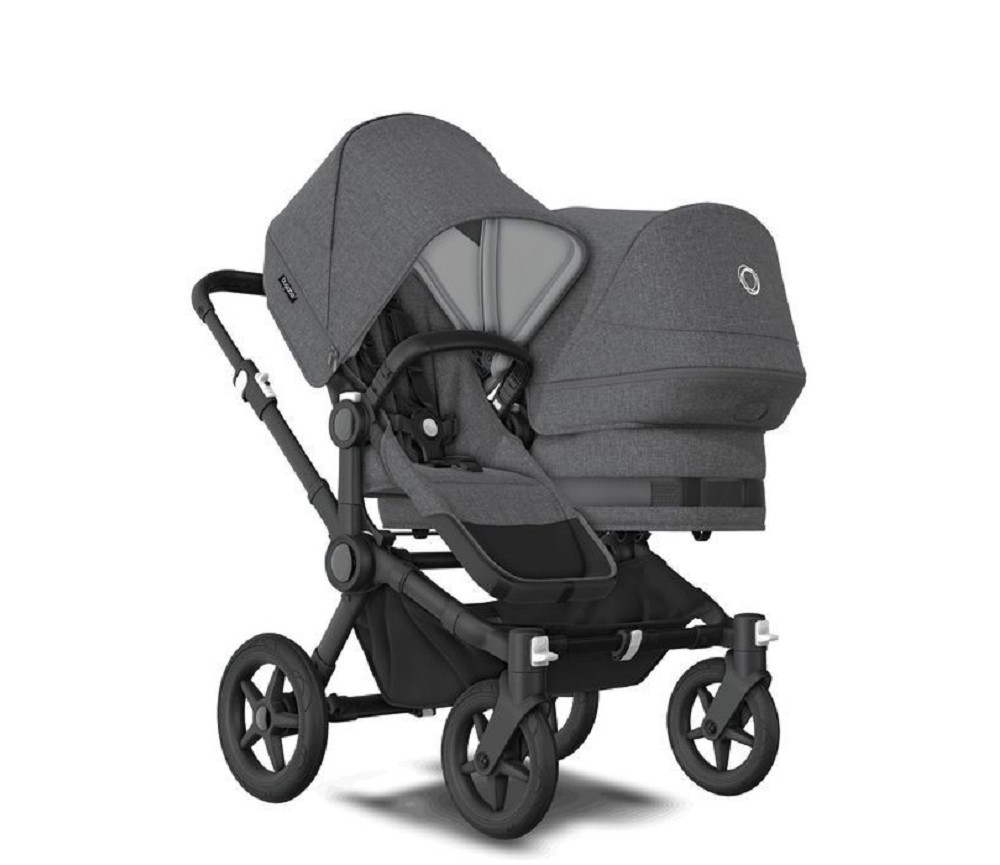 Bugaboo Donkey 5 Duo extension set GREY MELANGE