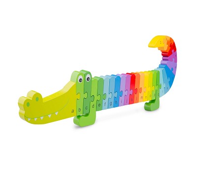 Alphabet puzzle - crocodile