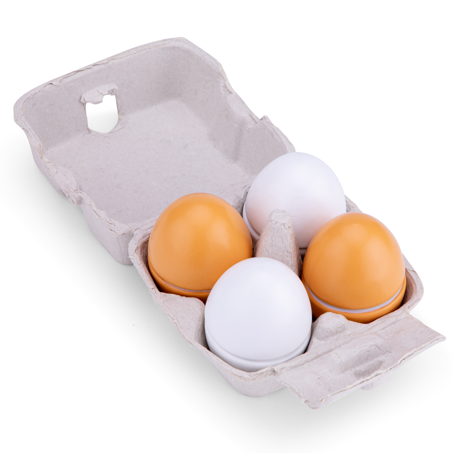 Lekemat i tre – 4 egg i kartong