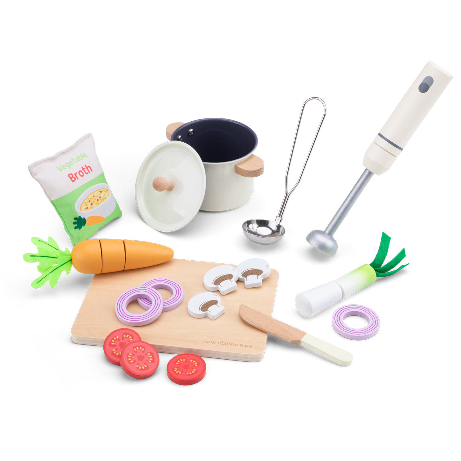 Play food - soup making set