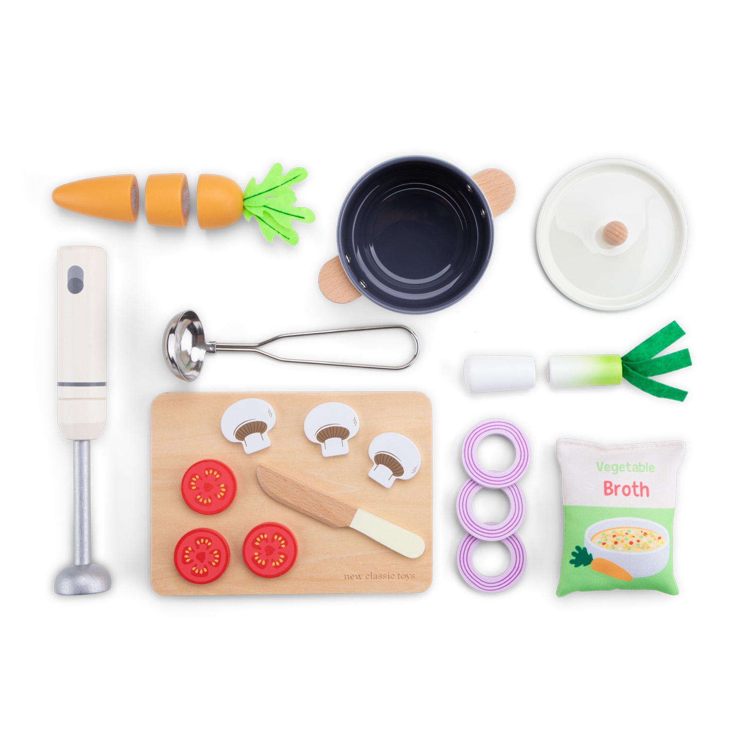 Play food - soup making set