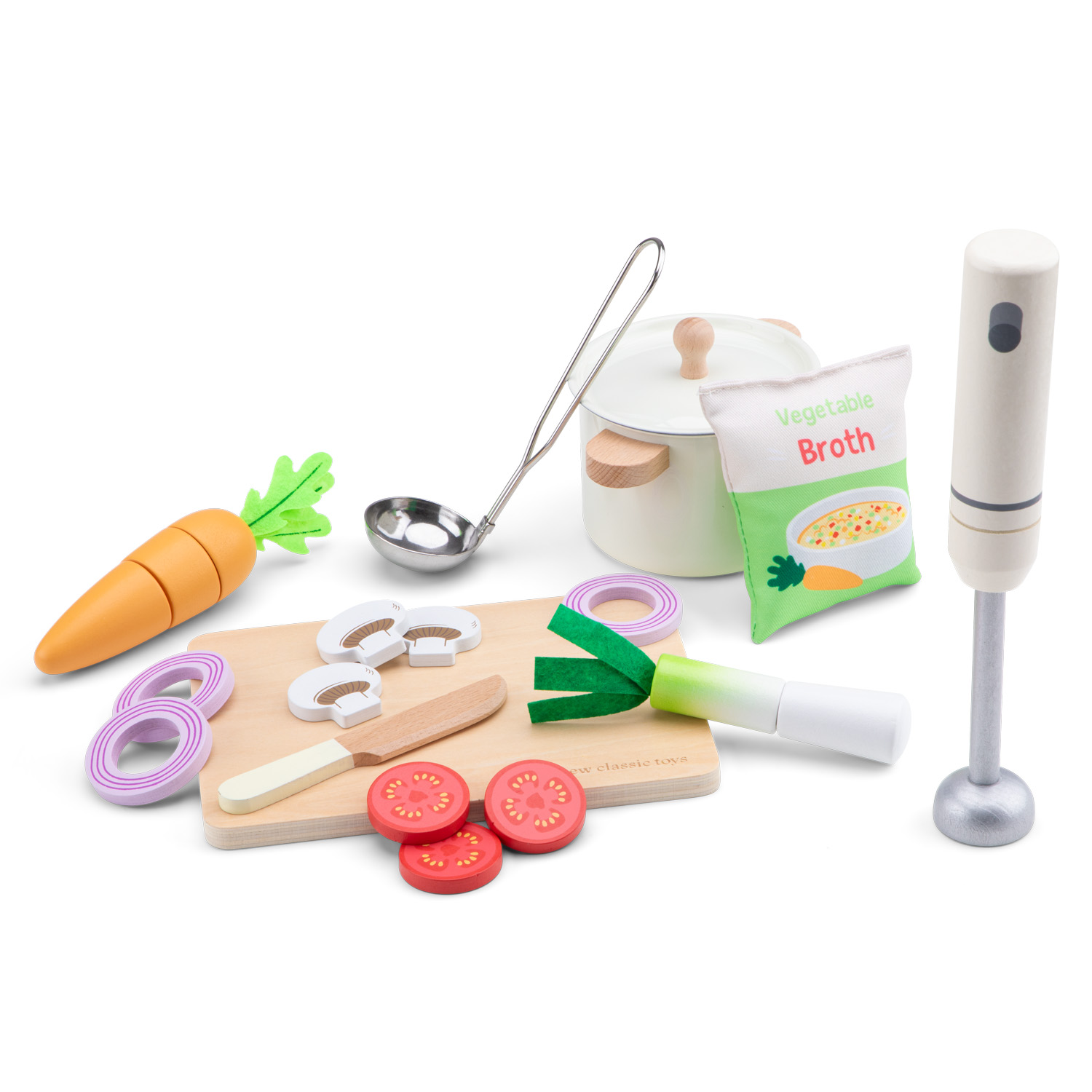Play food - soup making set