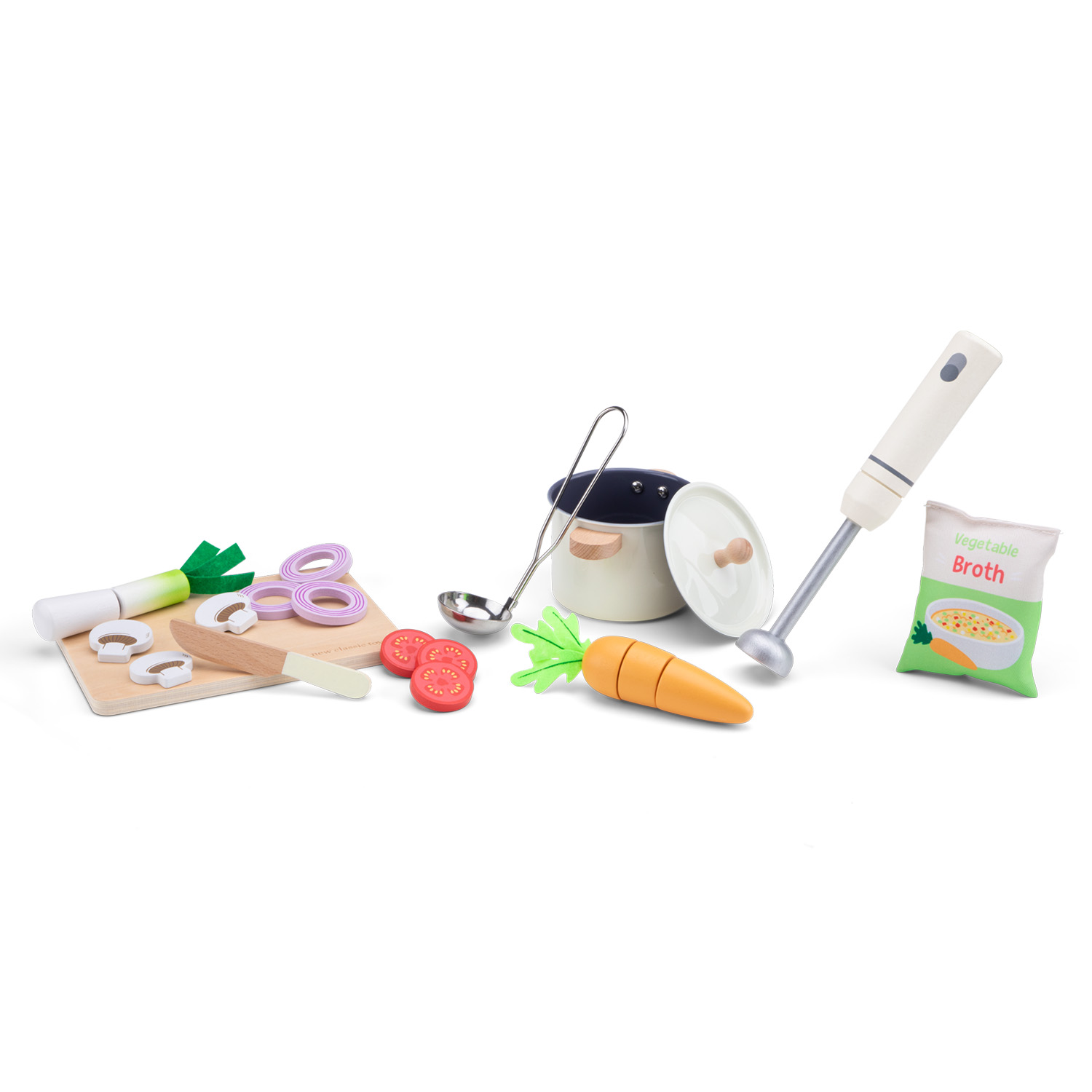 Play food - soup making set