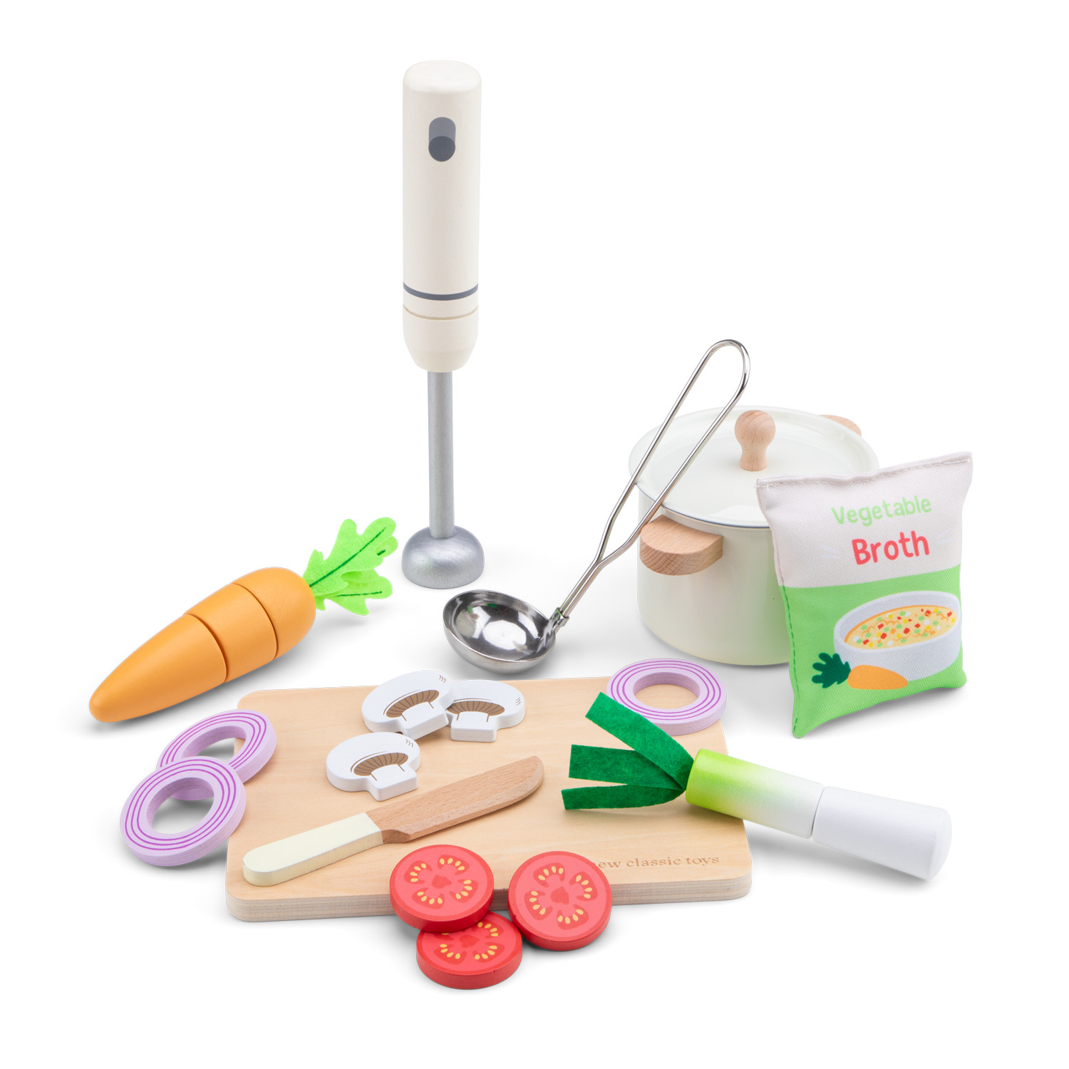 Play food - soup making set