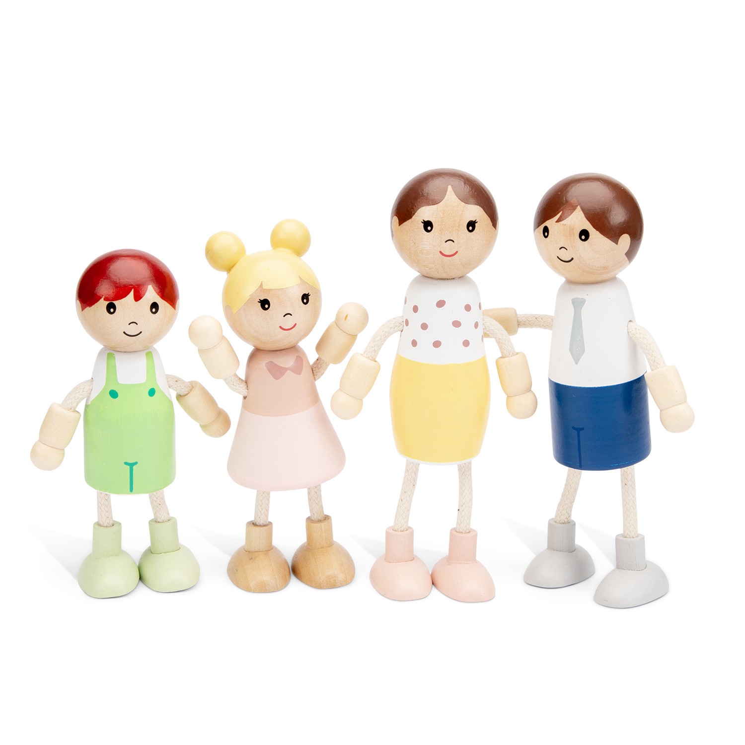 Wooden doll family FSC