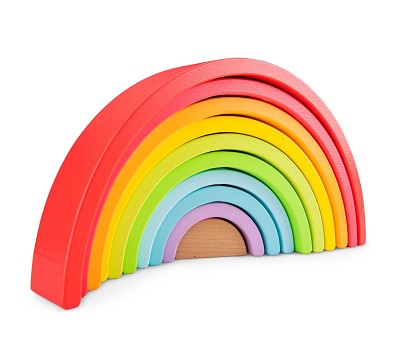 Rainbow stacker - 10 pieces