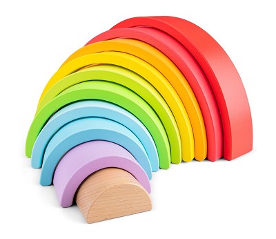 Rainbow stacker - 10 pieces