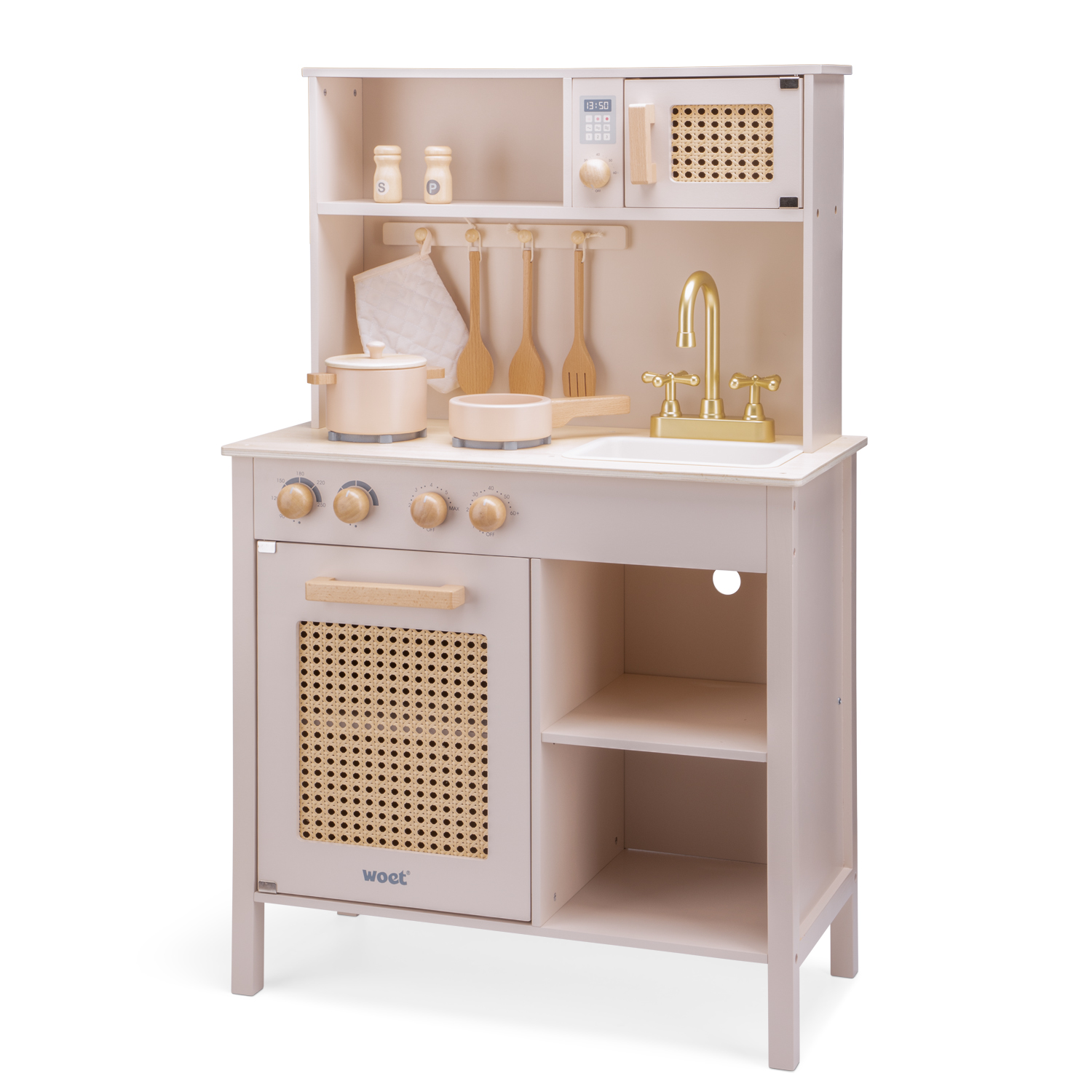 Kitchenette rattan pink FSC