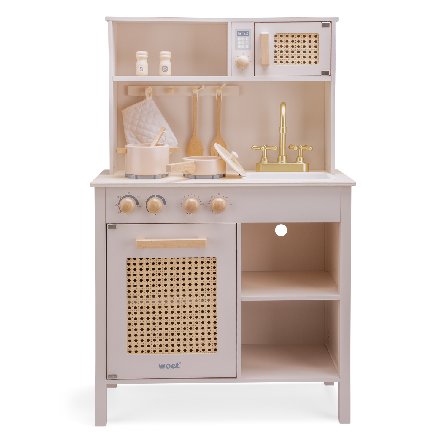 Kitchenette rattan pink FSC