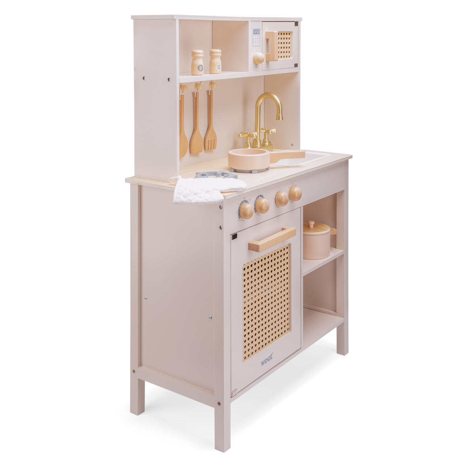 Kitchenette rattan pink FSC