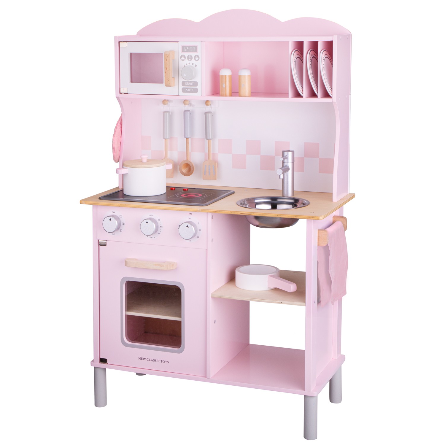 Kitchenette - modern - electric cooking - pink