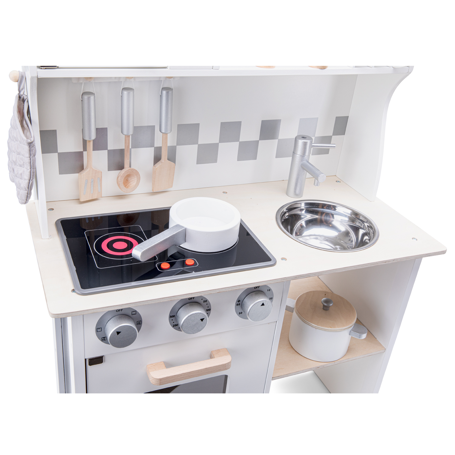 Kitchenette - modern - electric cooking - white