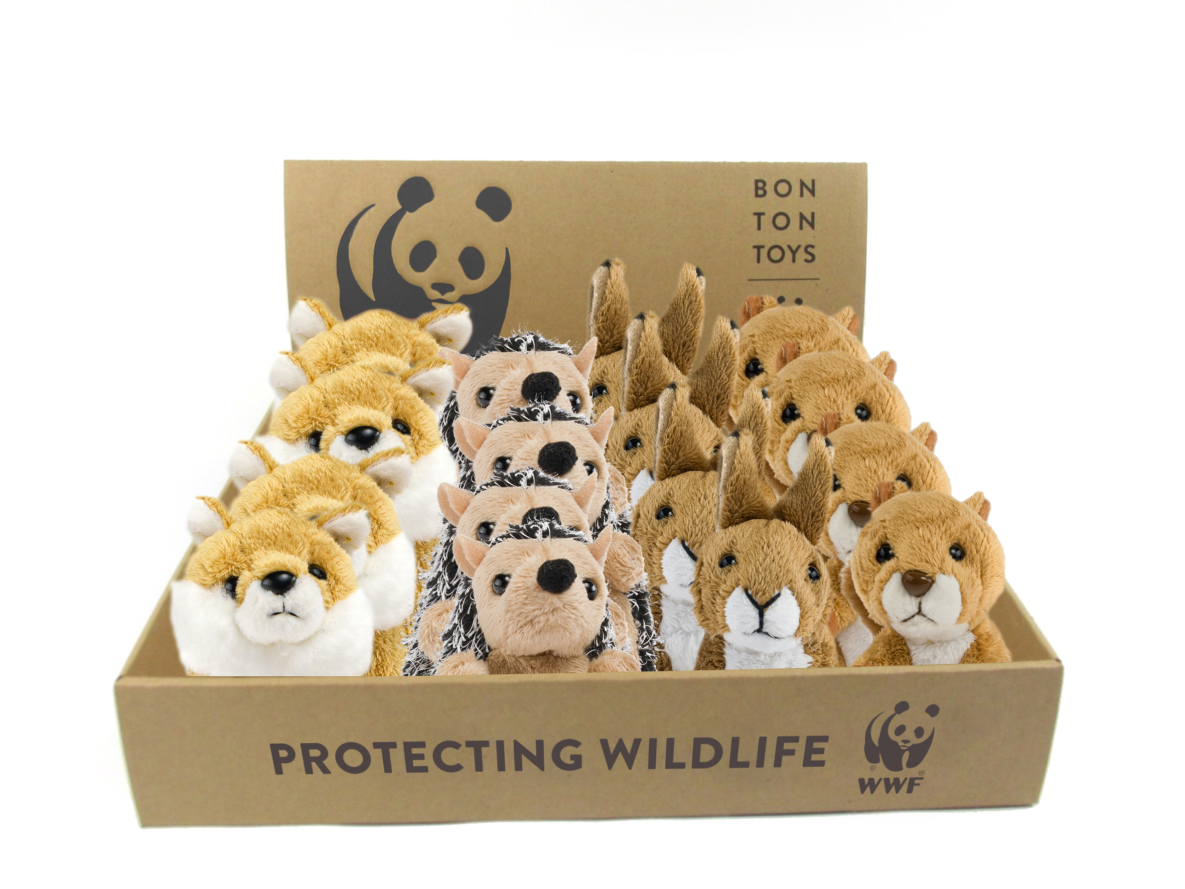 WWF Friendly Forest mini 4 ass. in display - 10 cm - 4”
