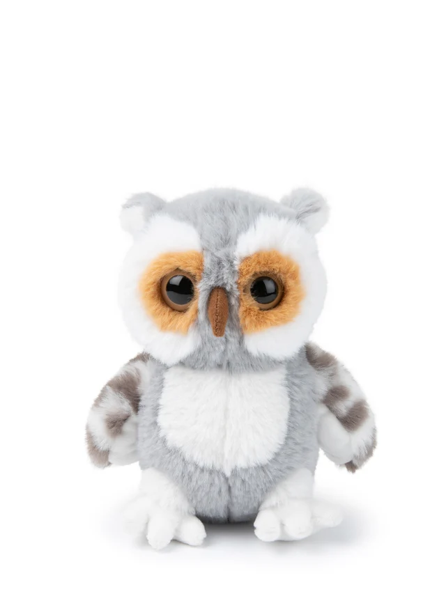 WWF - ECO - Fluffy Grey Owl - 15 cm - 6