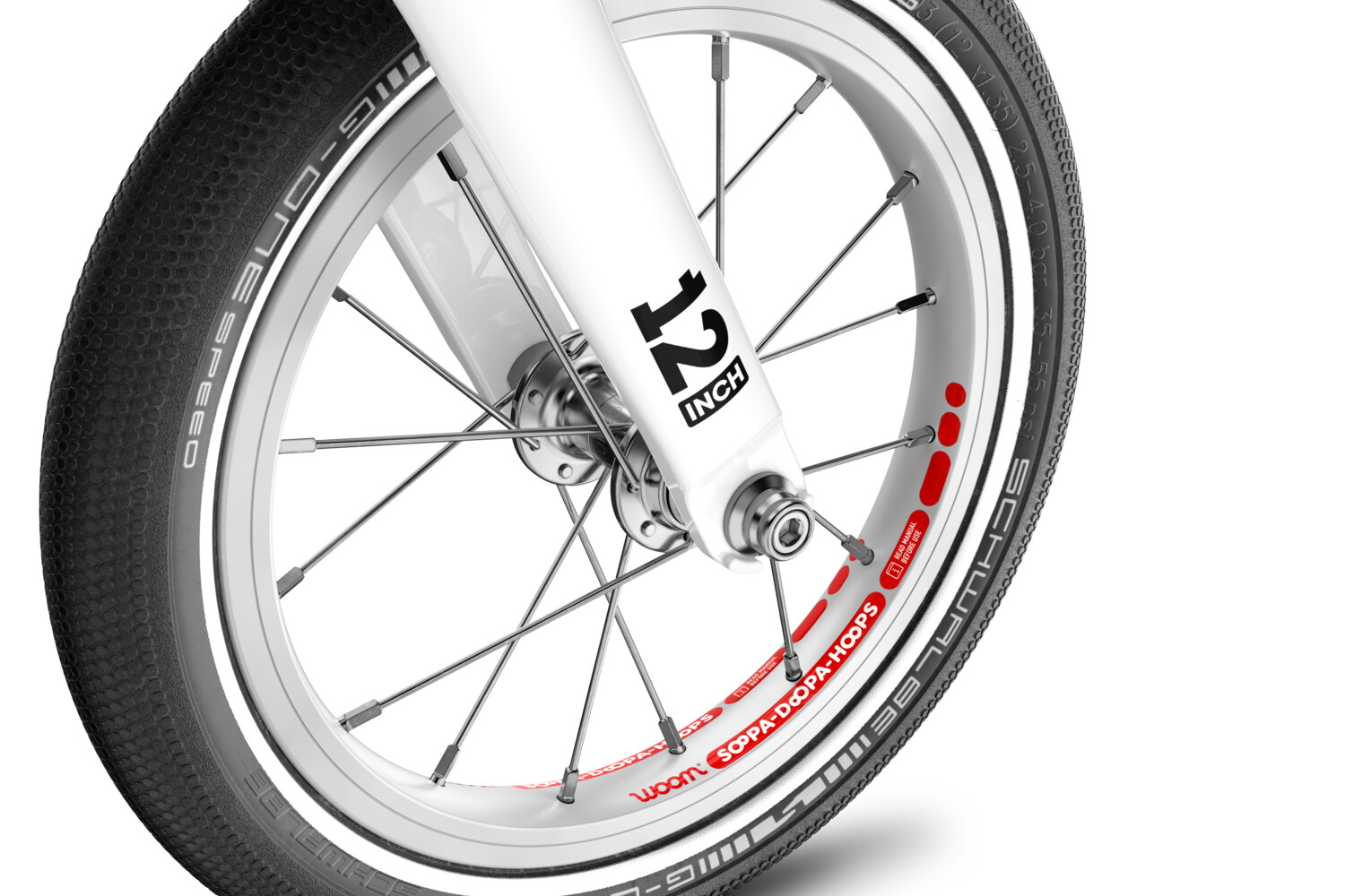 Woom Go 1 12" Woom Red