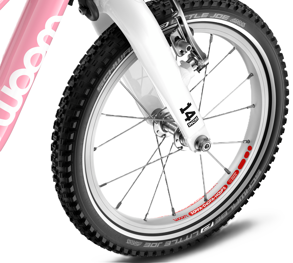 Woom Go 2 14" Powder Pink