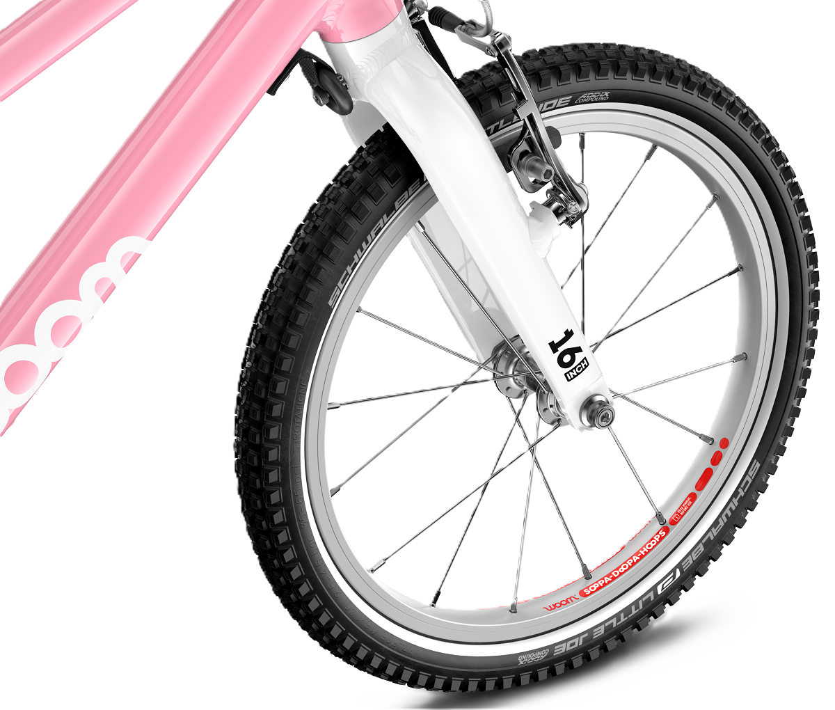 Woom Go 3 16" Powder Pink
