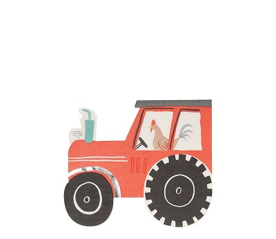 On The Farm Tractor Napkins - ED26