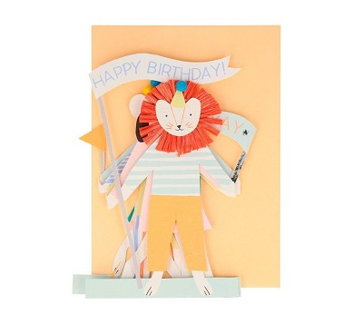 Party Animal Concertina Card - ED24