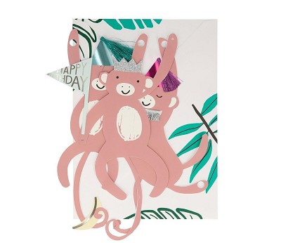 Monkey Garland Card - ED23