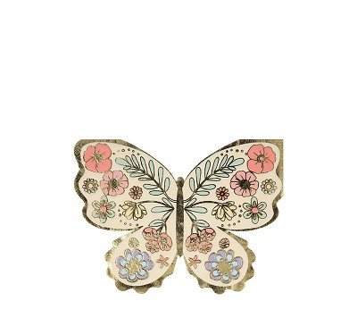 Floral Butterfly Napkins - ED26
