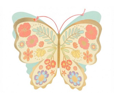 Floral Butterfly Stand-Up Card - ED22