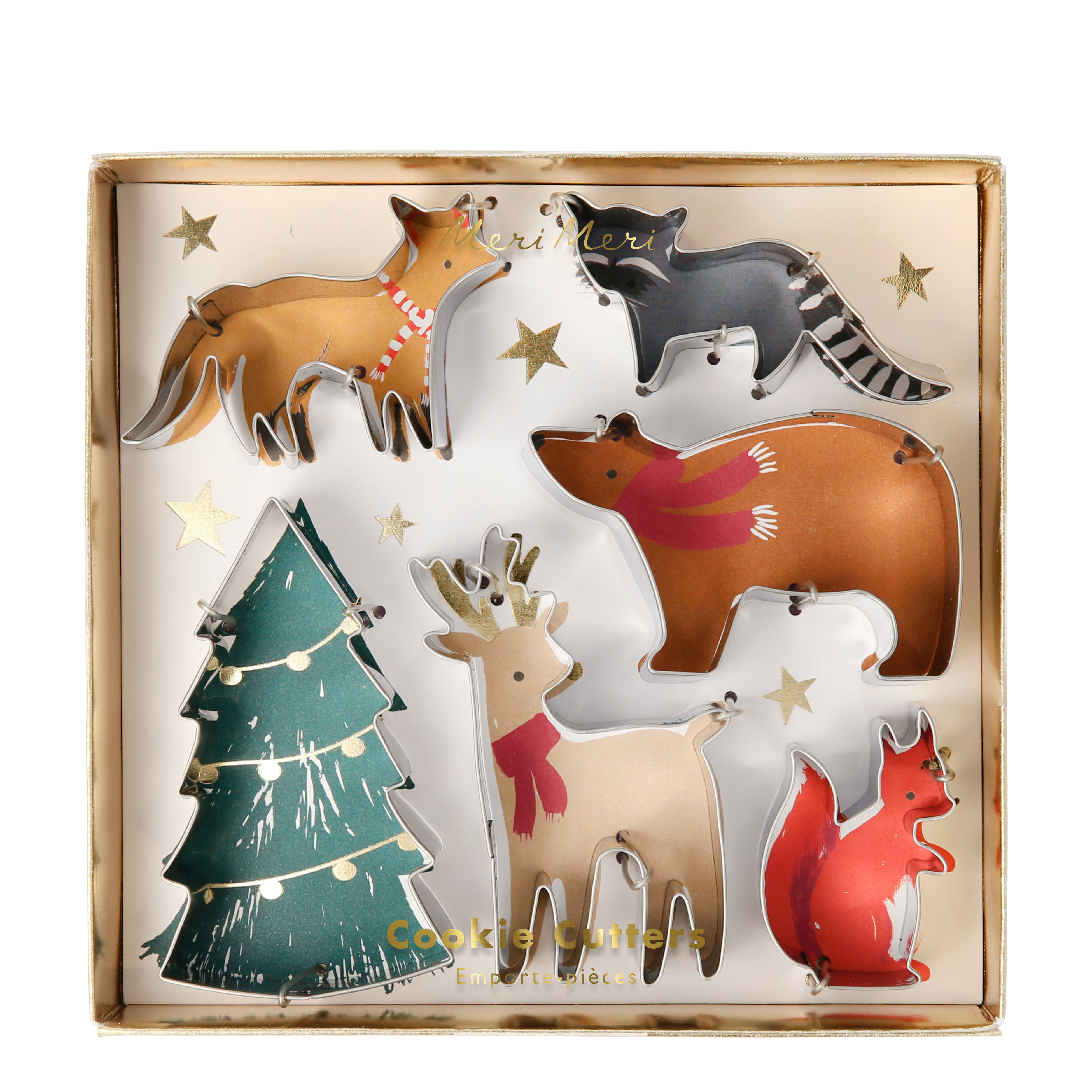 Christmas Motif Cookie Cutters (x 6) AW26