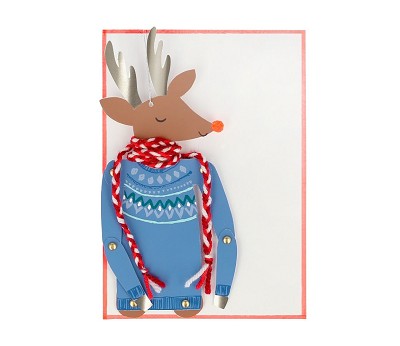 Dancing Reindeer Card AW24