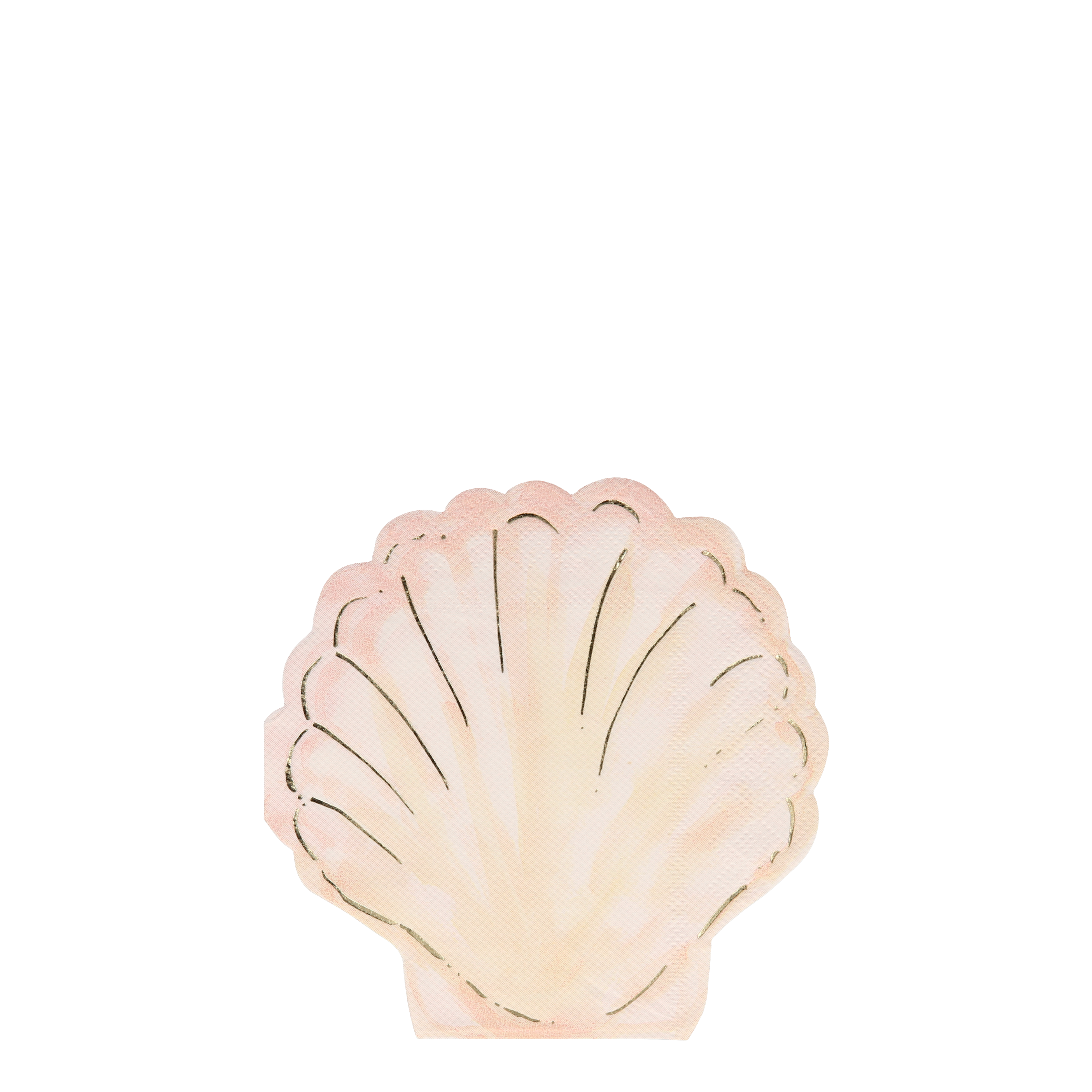 Watercolour Clam Shell Napkins - ED26