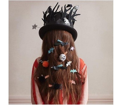 Halloween Pompom Hair Clips AW22