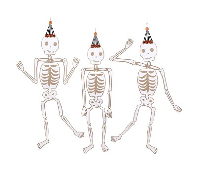 Vintage Halloween Jointed Skeletons AW25