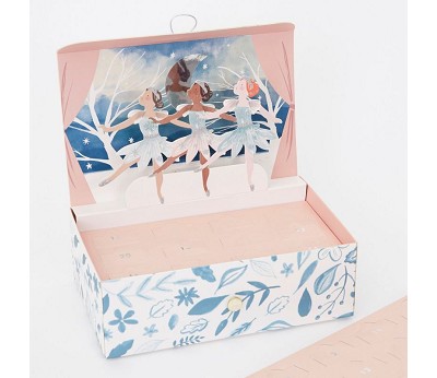Winter Ballerina Charm Bracelet Advent Calendar Suitcase AW25